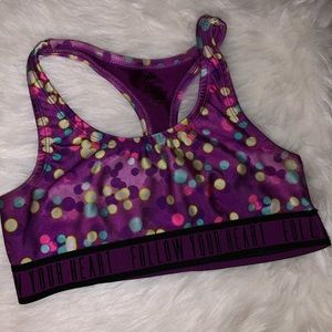 Justice sports bra